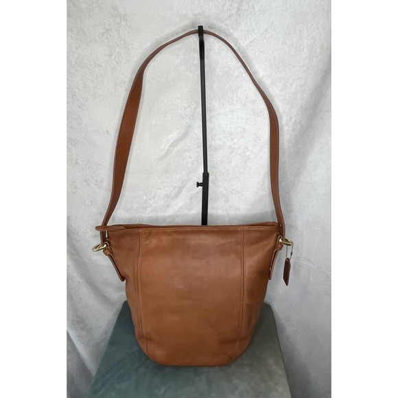 Vintage Coach Monterey Hobo 4027 Mahogany Brown Leather Shoulder Bag – 1990s - Picture 1 of 8